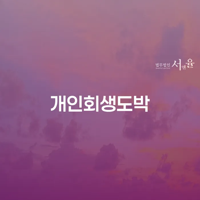 면책의소 개인회생으로 해결방법 모든정보